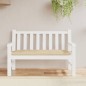 vidaXL Cojín de banco de jardín tela Oxford beige 120x50x7 cm vidaXL Cojín de banco de jardín tela Oxford beige 120x50x7 cm