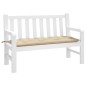 vidaXL Cojín de banco de jardín tela Oxford beige 120x50x7 cm vidaXL Cojín de banco de jardín tela Oxford beige 120x50x7 cm