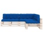 vidaXL Cojines para sofá de palets 7 unidades azul klein vidaXL Cojines para sofá de palets 7 unidades azul klein