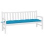 vidaXL Cojín de banco de jardín tela Oxford azul 180x50x7 cm vidaXL Cojín de banco de jardín tela Oxford azul 180x50x7 cm