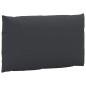 vidaXL Cojines para palets 2 unidades tela Oxford negro