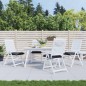 vidaXL Cojines sillas de jardín 4 uds tela Oxford antracita 40x40x7 cm vidaXL Cojines sillas de jardín 4 uds tela Oxford antracita 40x40x7 cm