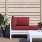 vidaXL Cojines para palets 3 unidades tela Oxford rojo tinto