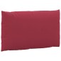 vidaXL Cojines para palets 3 unidades tela Oxford rojo tinto