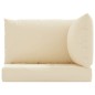 vidaXL Cojines para palets 3 unidades tela Oxford beige vidaXL Cojines para palets 3 unidades tela Oxford beige