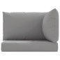 vidaXL Cojines para palets 3 unidades tela Oxford gris vidaXL Cojines para palets 3 unidades tela Oxford gris