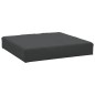 vidaXL Cojines para palés 3 unidades tela Oxford negro