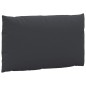 vidaXL Cojines para palés 3 unidades tela Oxford negro