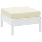 vidaXL Cojín para sofá de palets tela Oxford crema 60x60x8 cm vidaXL Cojín para sofá de palets tela Oxford crema 60x60x8 cm