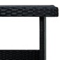 vidaXL Set muebles de jardín 6 piezas y cojines ratán sintético negro