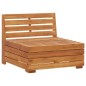 vidaXL Muebles de jardín 2 piezas con cojines madera maciza de acacia vidaXL Muebles de jardín 2 piezas con cojines madera maciza de acacia
