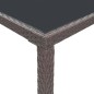 vidaXL Set de bar de jardín 7 pzas con cojines ratán sintético marrón vidaXL Set de bar de jardín 7 pzas con cojines ratán sintético marrón