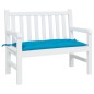 vidaXL Cojín de banco de jardín tela Oxford azul 110x50x7 cm vidaXL Cojín de banco de jardín tela Oxford azul 110x50x7 cm