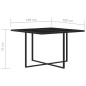 vidaXL Set de comedor de jardín 5 pzas y cojines ratán sintético gris vidaXL Set de comedor de jardín 5 pzas y cojines ratán sintético gris