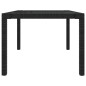 vidaXL Juego de comedor jardín 5 pzas y cojines ratán sintético negro vidaXL Juego de comedor jardín 5 pzas y cojines ratán sintético negro