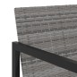 vidaXL Set de comedor de jardín 9 pzas y cojines ratán sintético gris vidaXL Set de comedor de jardín 9 pzas y cojines ratán sintético gris