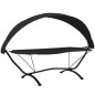 vidaXL Tumbona de jardín con dosel de acero y tela oxford negra vidaXL Tumbona de jardín con dosel de acero y tela oxford negra