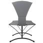 vidaXL Tumbona de jardín con dosel de acero y tela oxford gris