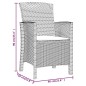 vidaXL Sillones de jardín 2 uds con cojines ratán PP color grafito vidaXL Sillones de jardín 2 uds con cojines ratán PP color grafito