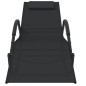 vidaXL Tumbonas mecedoras 2 uds acero negro y textilene vidaXL Tumbonas mecedoras 2 uds acero negro y textilene