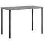 vidaXL Set de sofás en forma de L 5 pzas cojines ratán sintético gris vidaXL Set de sofás en forma de L 5 pzas cojines ratán sintético gris