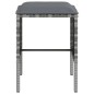 vidaXL Set de sofás en forma de L 5 pzas cojines ratán sintético gris vidaXL Set de sofás en forma de L 5 pzas cojines ratán sintético gris