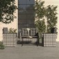 vidaXL Muebles de jardín con cojines 4 piezas ratán sintético gris vidaXL Muebles de jardín con cojines 4 piezas ratán sintético gris