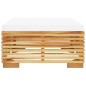 vidaXL Juego de muebles de jardín 2 piezas madera maciza de teca vidaXL Juego de muebles de jardín 2 piezas madera maciza de teca