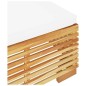 vidaXL Juego de muebles de jardín 2 piezas madera maciza de teca vidaXL Juego de muebles de jardín 2 piezas madera maciza de teca