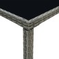 vidaXL Set muebles de bar jardín 7 pzas y cojines ratán sintético gris vidaXL Set muebles de bar jardín 7 pzas y cojines ratán sintético gris