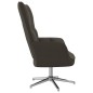 vidaXL Sillón de relax de terciopelo gris oscuro