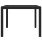vidaXL Juego de comedor de jardín 7 piezas ratán sintético negro vidaXL Juego de comedor de jardín 7 piezas ratán sintético negro