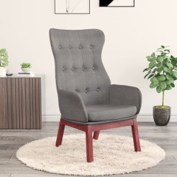 vidaXL Sillón de relax de tela gris claro