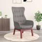 vidaXL Sillón de relax de tela gris claro