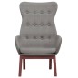 vidaXL Sillón de relax de tela gris claro