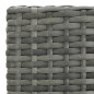 vidaXL Taburetes altos de jardín cojines 4 uds ratán sintético gris vidaXL Taburetes altos de jardín cojines 4 uds ratán sintético gris