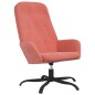 vidaXL Sillón de relax de terciopelo rosa