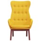 vidaXL Sillón de relax de tela amarillo mostaza vidaXL Sillón de relax de tela amarillo mostaza
