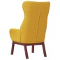 vidaXL Sillón de relax de tela amarillo mostaza vidaXL Sillón de relax de tela amarillo mostaza
