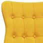 vidaXL Sillón de relax de tela amarillo mostaza vidaXL Sillón de relax de tela amarillo mostaza
