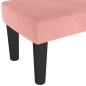 vidaXL Banco de terciopelo rosa 100x30x30 cm