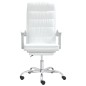 vidaXL Silla de oficina reclinable cuero sintético blanco vidaXL Silla de oficina reclinable cuero sintético blanco