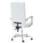vidaXL Silla de oficina reclinable cuero sintético blanco vidaXL Silla de oficina reclinable cuero sintético blanco