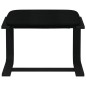 vidaXL Reposapiés de tela negro 51x41x40 cm vidaXL Reposapiés de tela negro 51x41x40 cm
