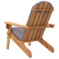 vidaXL Silla de jardín Adirondack con cojines madera maciza acacia vidaXL Silla de jardín Adirondack con cojines madera maciza acacia