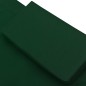 vidaXL Tumbona de jardín con toldo y cojín verde