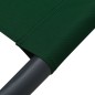 vidaXL Tumbona de jardín con toldo y cojín verde