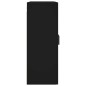 vidaXL Armarios de pared 2 uds madera de ingeniería negro vidaXL Armarios de pared 2 uds madera de ingeniería negro