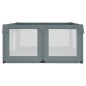 vidaXL Parque para bebés con 2 puertas tela Oxford gris claro vidaXL Parque para bebés con 2 puertas tela Oxford gris claro