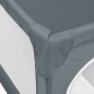 vidaXL Parque para bebés con 2 puertas tela Oxford gris claro vidaXL Parque para bebés con 2 puertas tela Oxford gris claro